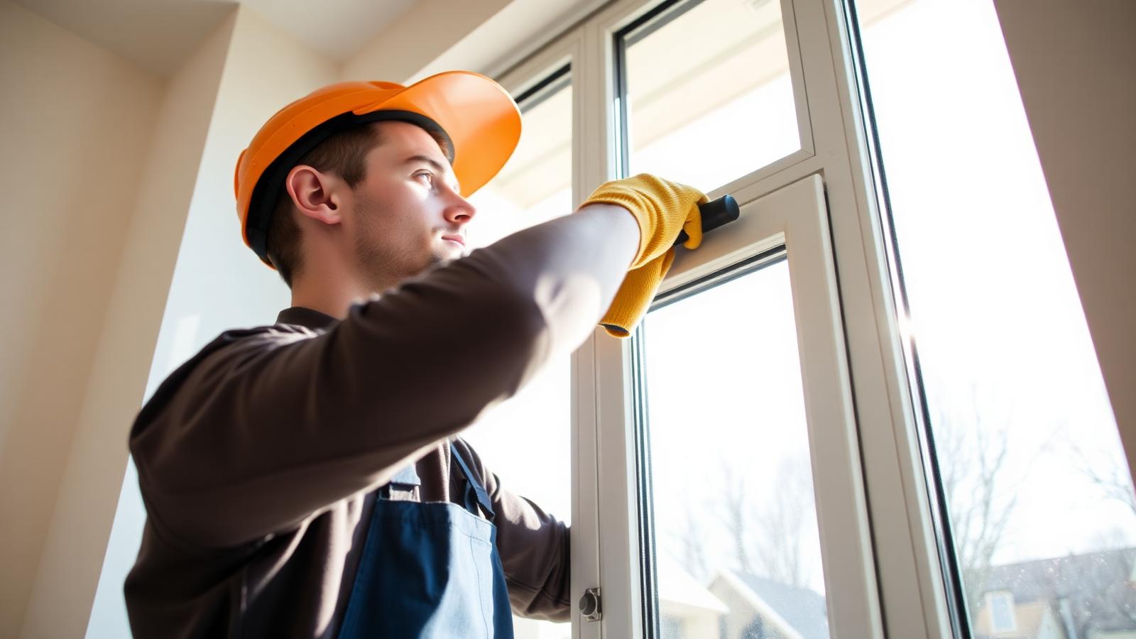Licensed Sydney glazier installing replacement window glass