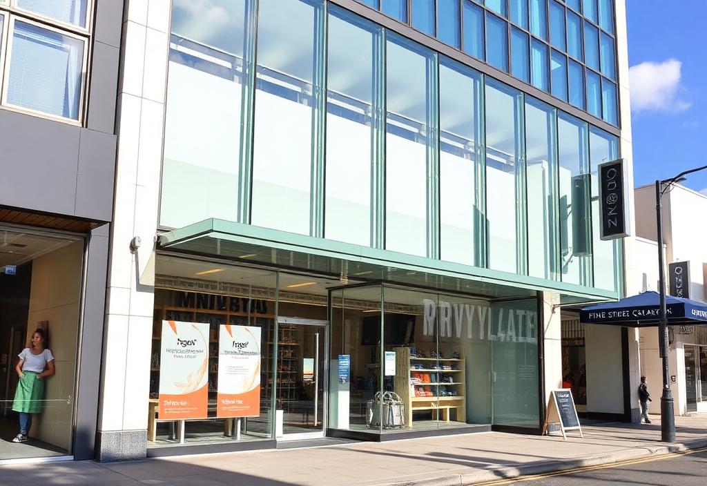 Commercial shopfront glass replacement in Bronte Sydney